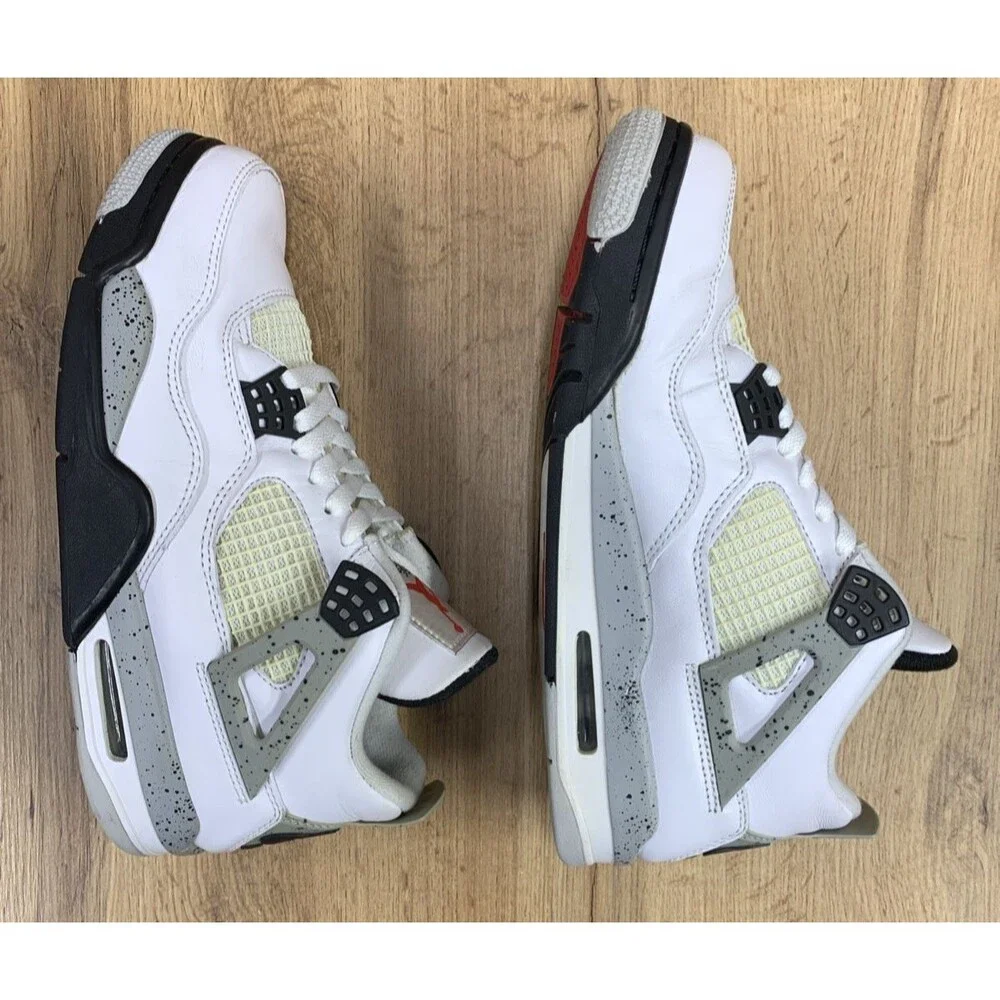 Nike Air Jordan 4 Retro White Cement 2016 (840606-192) Men’s Size 10 – Used